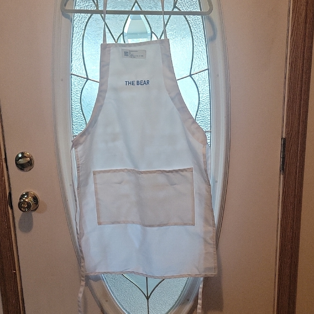 The Bear Premium White Kitchen Apron